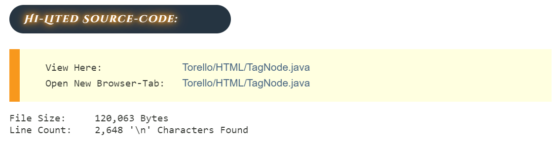 HiLited Source Code File Link