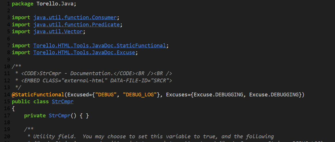 Example @StaticFunctional Use